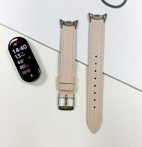 Gran oferta, pulsera de cuero delgada para <span class=keywords><strong>Xiaomi</strong></span>, correa de <span class=keywords><strong>reloj</strong></span>, correas de cuero, pulseras de cuero para mujer para Mi Band 9/8, cinturones de <span class=keywords><strong>reloj</strong></span> inteligente - Product Image 6