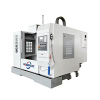 Centre d'usinage vertical 3 axes Jinan Mosencnc VMC, machine de fraisage de bureau robuste avec commande CNC DELEM, moteur automatique 220V