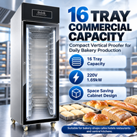 16 Plateaux Professionnels de Fermentation Automatique par Pulvérisation pour Pâte, Équipement de Boulangerie