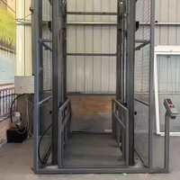 Mini-élévateur de fret durable pour entrepôt, hauteur 3m, capacité 300kg, petite plateforme de levage de matériaux intérieure