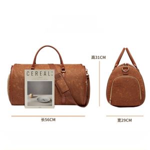 Bolsa de Viaje para Ropa, Bolsa de Lona de Cuero para Trajes, Bolsa de Viaje para Hombre con Compartimento para Zapatos, <span class=keywords><strong>Maleta</strong></span> - Product Image 5