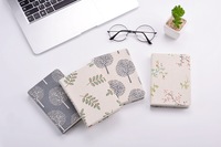 2023 A5 couverture en tissu quotidienne planification livre d'affaires dur cahier personnalisé impression lin Journal