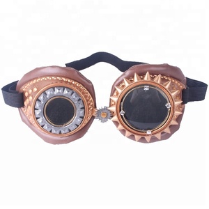 Accesorios de fiesta de Carnaval para hombres, gafas de Estilo <span class=keywords><strong>vintage</strong></span> punk steam - Product Image 1