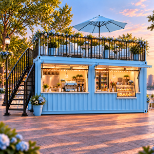 Restaurante Prefabricado en Contenedor Etodevice de 20 Pies o 40 Pies con Equipamiento de Cocina Comercial para Negocios de Comida al Aire Libre - Product Image 2