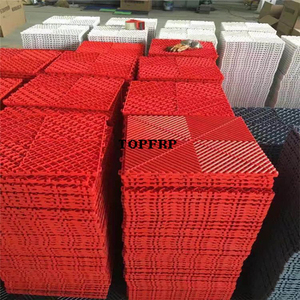 Heavy Duty Car Wash Shop Drain Grating <b>Plastic</b> Interlocking Floor Mat Garage Floor <b>Tiles</b> - Product Image 4