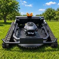 Robot de tonte télécommandé multifonction haute puissance pour l'agriculture, la foresterie, l'aménagement paysager, la taille et le désherbage