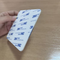 Plaque autocollante programmable google reviews autocollants robinet qr/nfc carte vierge en plastique étanche acrylique nfc menu d'examen