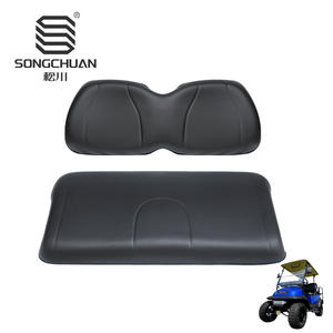 CIUBCAR Siège de golf noir à texture gaufrée, base en bois, dossier gainé de plastique, du fabricant d'origine, modèle Pioneer - Product Image 4