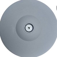 Factory Direct 12-inch Three-zone Ding-ding Cymbal Set for Electronic Drum Expansion.