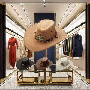 Chapeau Fedora Feutre Western Sportif Extérieur pour Fête et Voyage Unisexe Style Urbain Noir - Product Image 3