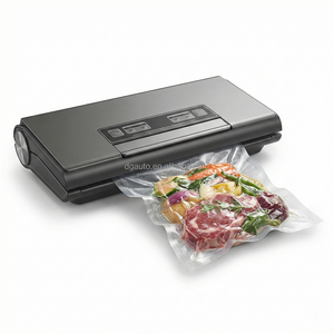 Machine de mise sous vide alimentaire 120W 65/80kPa en plastique avec modes automatiques sec et humide pour viande et légumes, usage domestique - Product Image 1