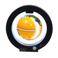 COGIDEA COG004S Globo Magnético Levitante con Iluminación e Inducción Inalámbrica para Navidad y Acción de Gracias