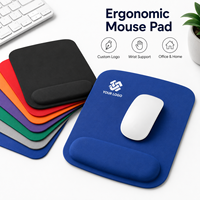 Repose-poignet pour souris en EVA, logo personnalisé, support ergonomique 3D, coussin antidérapant en caoutchouc, tapis de bureau souple, vente en gros