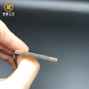 LLavero de plástico de anime personalizado ecológico con llavero de acrílico de borde no transparente - Product Image 4