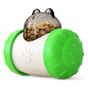 Distributeur de friandises roulant YAOYUE pour chiens et chats, distributeur interactif à bascule, dôme à croquettes, plastique durable, 5 couleurs - Product Image 1