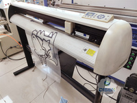 Machine de découpe de vinyle Pcut d'occasion, traceur de découpe de 1200 mm, échantillon à bas prix
