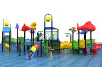 Fabricant d'équipements de jeux d'eau en plein air, conception personnalisée, prix bas, toboggan aquatique en métal et plastique pour usage domestique