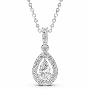 จี้มอสซาไนต์ดีไซน์โดดเด่นเปล่งประกาย สวยงามเหนือกาลเวลา เหมาะสำหรับเป็นเครื่องประดับสำหรับเพื่อนเจ้าสาวในงานแต่งงาน หรือใส่ในชีวิตประจำวัน - Product Image 5