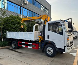 HOWO รถบรรทุกยุโรป4x2ติดเครนประสิทธิภาพสูงรถบรรทุกขนของปั้นจั่น3.<span class=keywords><strong>2</strong></span>ตัน - Product Image 5