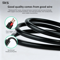 Cable de alimentación USB C macho a DC 5521 de 90 grados con moldeo por inyección PD para laptop, monitor, router, cámara