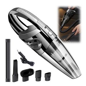 Aspirateur de voiture sans fil portable haute puissance 0728, petit collecteur de poussière manuel rechargeable avec 5 accessoires - Product Image 3