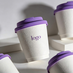 Vaso de Papel Desechable de Doble Pared con Impresión Personalizada para Llevar, 8oz 10oz 12oz 16oz, con Tapas para Bebidas Calientes - Product Image 2