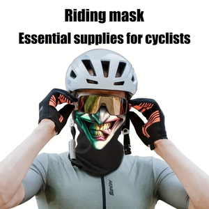 <span class=keywords><strong>Pañuelo</strong></span> Multifuncional de <span class=keywords><strong>Ciclismo</strong></span> de Poliéster sin Costuras con Diseño de Calavera, Protección Solar y Transpirable, para Verano - Product Image 4