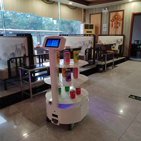 Robot de servicio inteligente robot de entrega fabricante de robots de restaurante