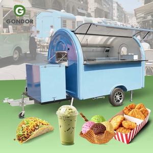 Remolque Carrito De <span class=keywords><strong>La</strong></span> Comida Callejera Carro de batidos de tamaño completo Remolque de camión de comida de 10 pies a <span class=keywords><strong>la</strong></span> venta - Product Image 1