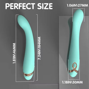 Vibrador de silicona médica galvanizada con 9 frecuencias para punto G, estimulador de clítoris y senos - Product Image 6