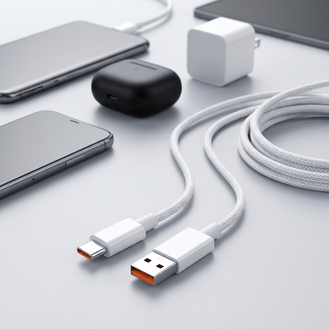 USB-A to type-C data transfer cable charging cable for OEM customize wall chargers charger USB cable wire OEM 1 meter
