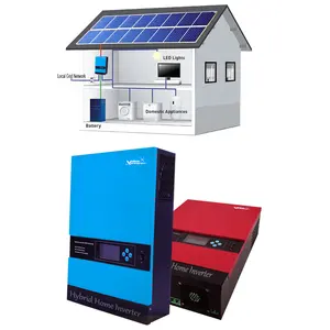 Vmaxpower 3KW 3000W 24V 5KW 48V Zonne-energie Omvormers Prijs Werken Zonder Batterij Off Grid Voltronic Hybrid solar Inverter