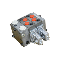 Vanne proportionnelle haute pression Hongda PVG32 pour vérin hydraulique simple effet, vanne de régulation de débit multivoies en acier inoxydable robuste
