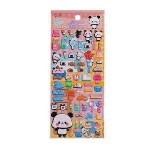 Autocollants 3D en mousse pour enfants, motif animaux mignons, récompense pour la maternelle, autocollants gonflés amusants avec animaux de dessin animé pour les enfants - Product Image 6