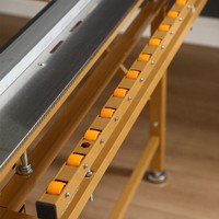 Scie à table pliante avec rail de guidage de précision, scie à panneaux coulissante portable pour la rénovation de la maison et la fabrication de meubles