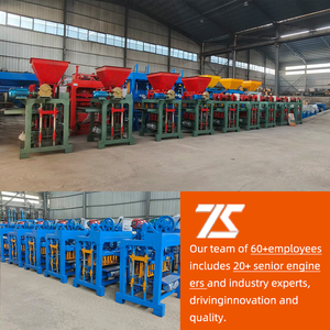 Экономичная автоматическая машина для производства бетонных кирпичей с ручной формовкой пустотелых блоков - Product Image 3