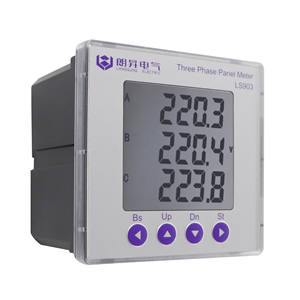 Medidor display <span class=keywords><strong>digital</strong></span> inteligente RS485 modbus trifásico painel multi-função medidor elétrico - Product Image 5