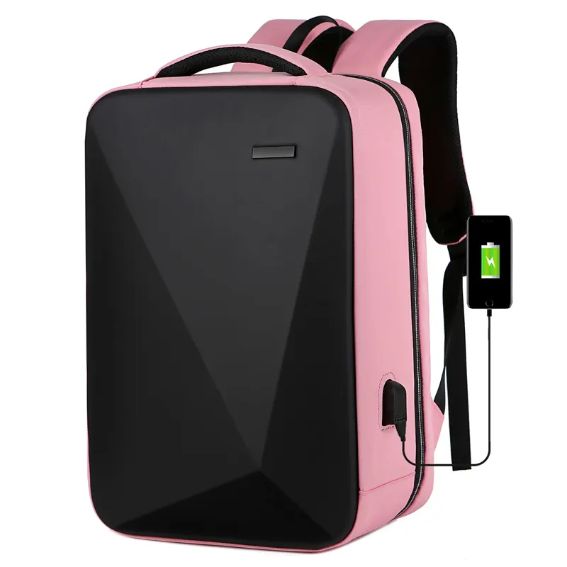 Fashion boys custom logo laptop backpack for ladies bag women's backpacks waterproof smart business usb anti theft backpack