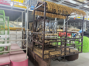 Perahu bumper anak-anak, perahu air menyenangkan, perahu BBQ panas, sistem kontrol pusat, pelampung air, bantalan mengambang, kolam tiup - Product Image 3