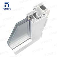 Fenêtre à battant Fonirte de style moderne, série 60MM, profil UPVC, écologique et durable, avec garantie à vie