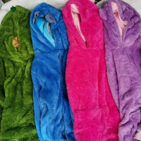 Dier Huisdieren Kids Deken Folding Kleding Sweatshirt Warm Winter Hooded Jassen Badjas Fleece Trui Voor Kerst Cadeau