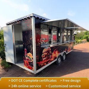 Camión de Comida Móvil 2025, Carrito de Comida para Hot Dogs, Remolque de Comida para Hot Dogs y Pizza - Product Image 2