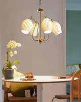 XZ decoración interior moderna iluminación Hotel Villa proyecto cobre Techo Luz latón colgante lámpara araña Luz