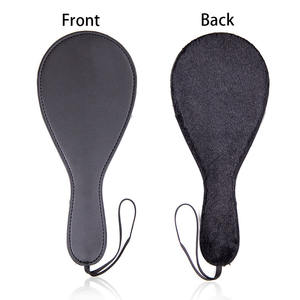 Coppia adulta flirt giocattoli sessuali nero ovale singolo lato peluche coppia flirt strumenti BDSM Spanking Paddle palco oggetti di scena - Product Image 1