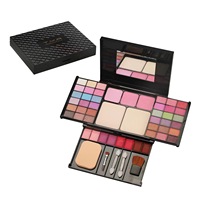 Coffret Cadeau Maquillage 49 Teintes Palette Fards à Paupières Nacrés Effet Nude Rouge à Lèvres Waterproof & Poudre de Blush Combo OEM Marque Privée