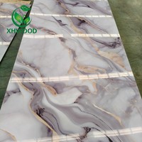 Feuille de marbre PVC haute brillance UV