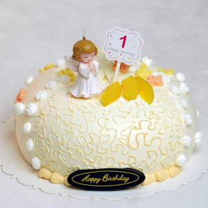 Décoration de Gâteau Bougie de Douche de Bébé, Bougie Blanche en Forme d'Ange, Bougies de Baptême - Product Image 6