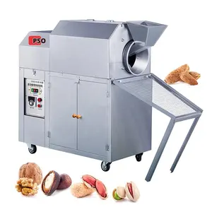 Electric Gas Heating Multi-Function Corn Coffee Bean Roaster Small Sunflower Seed Peanut Roasting Machine