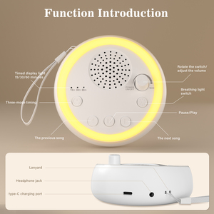 <span class=keywords><strong>Mejor</strong></span> venta de música luz blanca ruido máquina duerme máquina de sonido <span class=keywords><strong>para</strong></span> bebés adultos - Product Image 5