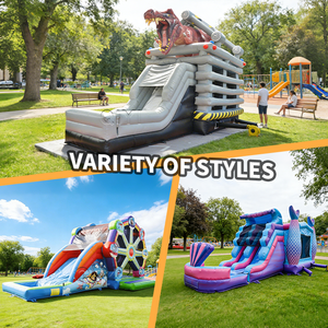 Vente flash Château gonflable Dino de haute qualité, toboggan combiné, château gonflable commercial pour <span class=keywords><strong>location</strong></span> de fête - Product Image 5
